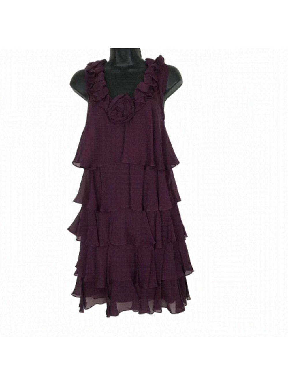 Rebecca Taylor Beautiful 100% Silk Vintage Dress Size 0